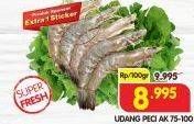 Promo Harga Udang Peci AK 75-100 per 100 gr - Superindo