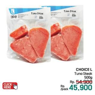 Promo Harga Choice L Tuna Steak 500 gr - LotteMart