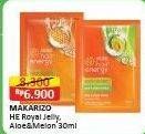 Promo Harga Makarizo Hair Energy Fibertherapy Hair & Scalp Creambath Aloe Melon, Royal Jelly 30 gr - Alfamart