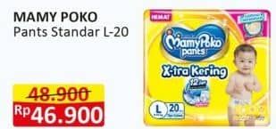 Promo Harga Mamy Poko Pants Xtra Kering L20 20 pcs - Alfamart