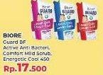 Promo Harga BIORE Guard Body Foam Active Antibacterial, Comfort Mild Scrub, Energetic Cool 450 ml - Yogya