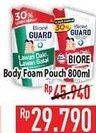 Promo Harga BIORE Guard Body Foam 800 ml - Hypermart