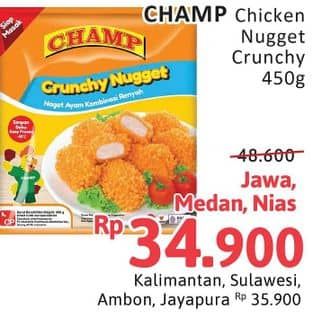 Promo Harga Champ Nugget Crunchy Nugget 450 gr - Alfamidi