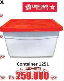 Promo Harga Lion Star Wagon Container 125000 ml - Hari Hari