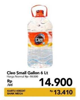 Promo Harga CLEO Air Minum 6000 ml - Carrefour