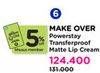 Promo Harga Make Over Powerstay Transferproof Matte Lip Cream 7 gr - Watsons