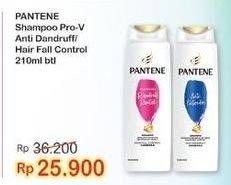Promo Harga PANTENE Shampoo Anti Dandruff, Hair Fall Control 210 ml - Indomaret