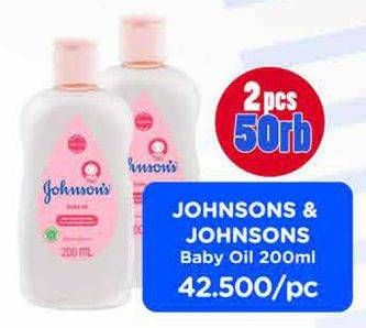 Promo Harga JOHNSONS Baby Oil 200 ml - Watsons