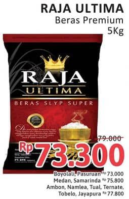 Promo Harga Raja Ultima Beras Slyp Super 5000 gr - Alfamidi