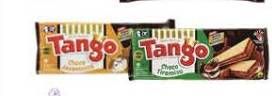 Promo Harga TANGO Long Wafer Choco Javamocca, Choco Tiramisu 130 gr - Carrefour