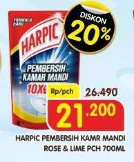 Promo Harga HARPIC Pembersih Kamar Mandi Rose, Lime 700 ml - Superindo