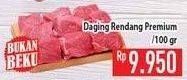 Promo Harga Daging Rendang Sapi Premium per 100 gr - Hypermart