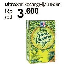 Promo Harga ULTRA Sari Kacang Ijo 150 ml - Carrefour
