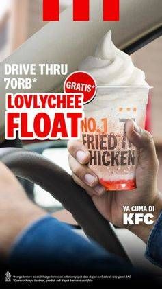 Promo Harga KFC Lovlychee Float  - KFC