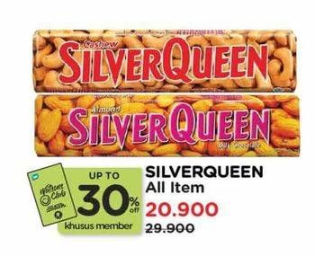 Promo Harga Silver Queen Chocolate All Variants 55 gr - Watsons