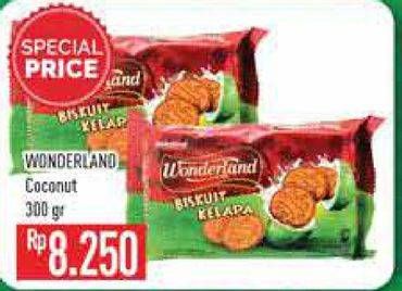 Promo Harga WONDERLAND Biscuit Kelapa 300 gr - Hypermart