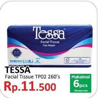 Promo Harga TESSA Facial Tissue TP02 260 pcs - Yogya