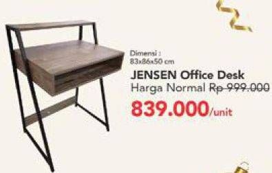 Promo Harga Jensen Office Desk  - Carrefour