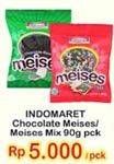 Promo Harga INDOMARET Meises Chocolate, Mix 90 gr - Indomaret