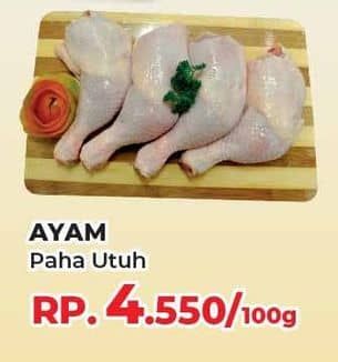 Promo Harga Ayam Paha Utuh per 100 gr - Yogya