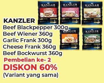 Kanzler Beef Wiener/Frankfurter/Beef Bockwurst