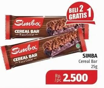 Promo Harga SIMBA Cereal Bar 25 gr - Lotte Grosir