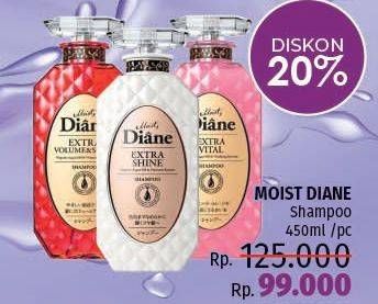 Promo Harga MOIST DIANE Shampoo 450 ml - LotteMart