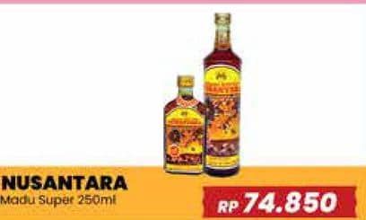 Promo Harga Madu Nusantara Madu Super 250 ml - Yogya