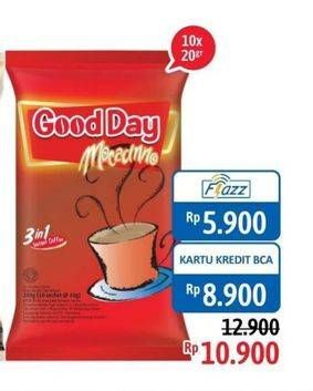 Promo Harga Good Day Instant Coffee 3 in 1 per 10 sachet 20 gr - Alfamidi