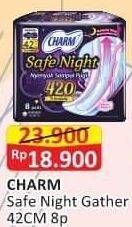 Promo Harga Charm Safe Night Gathers 42cm 8 pcs - Alfamart