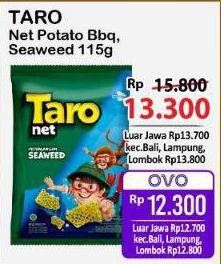 Promo Harga Taro Net Potato BBQ, Seaweed 115 gr - Alfamart