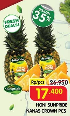 Promo Harga Sunpride Nanas Honi Crown  - Superindo