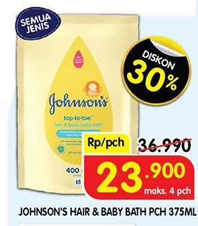 Promo Harga Johnsons Baby Bath All Variants 400 ml - Superindo