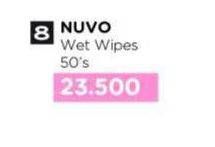 Promo Harga Nuvo Wet Wipes Antiseptic 50 sheet - Watsons