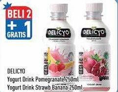 Promo Harga PROSANA Delicyo Strawberry Banana, Pomegranate 250 ml - Hypermart