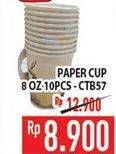 Promo Harga Paper Cup CTB57 per 10 pcs - Hypermart