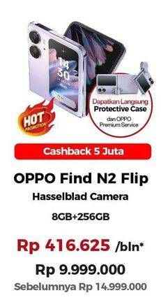 Promo Harga Oppo Find N2 Flip 8GB + 256GB  - Erafone