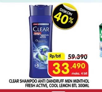 Promo Harga Clear Shampoo  - Superindo