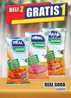 Promo Harga Real Good Susu UHT 150 ml - Hari Hari