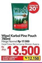Promo Harga WIPOL Karbol Wangi Classic Pine 780 ml - Carrefour