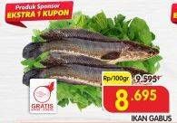 Promo Harga Ikan Gabus per 100 gr - Superindo