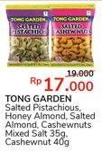 Promo Harga TONG GARDEN Snack Kacang Salted Almonds, Salted Cashewnut, Salted Pistachios 35 gr - Alfamidi