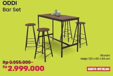 Promo Harga Courts Oddi Bar Set  - COURTS