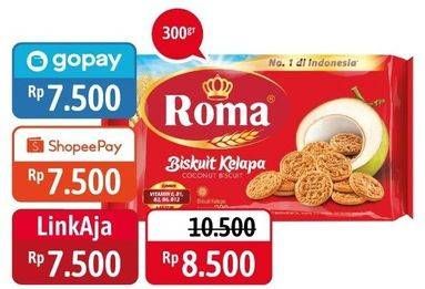 Promo Harga ROMA Biskuit Kelapa 300 gr - Alfamidi