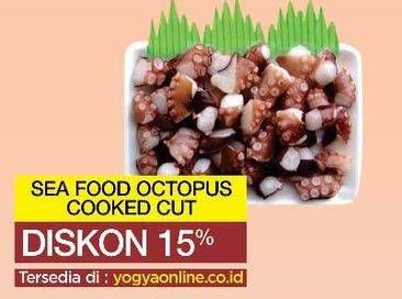 Promo Harga Sea Food  Octopus Cooked Cut  - Yogya