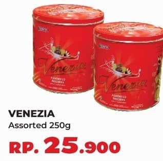 Promo Harga Venezia Assorted Biscuits 250 gr - Yogya