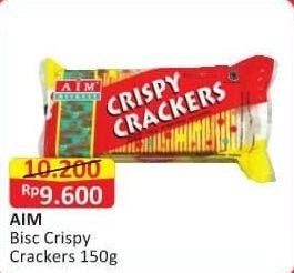 Promo Harga AIM Cripsy Crackers 150 gr - Alfamart