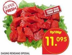 Promo Harga Daging Rendang Sapi per 100 gr - Superindo