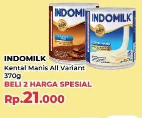 Promo Harga Indomilk Susu Kental Manis All Variants 370 gr - Yogya