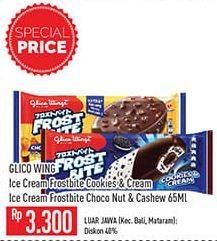 Promo Harga Glico Frostbite Cookies Cream, Choco Nut Cashew 60 ml - Hypermart